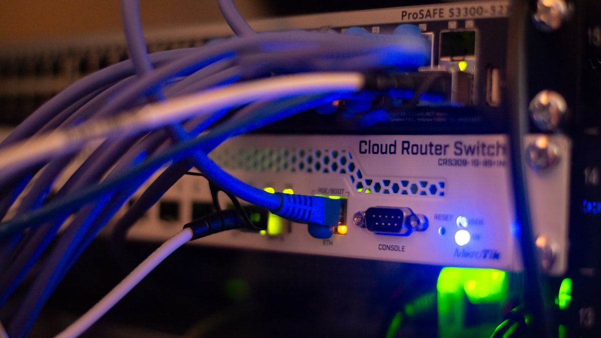 Professional network equipment setup